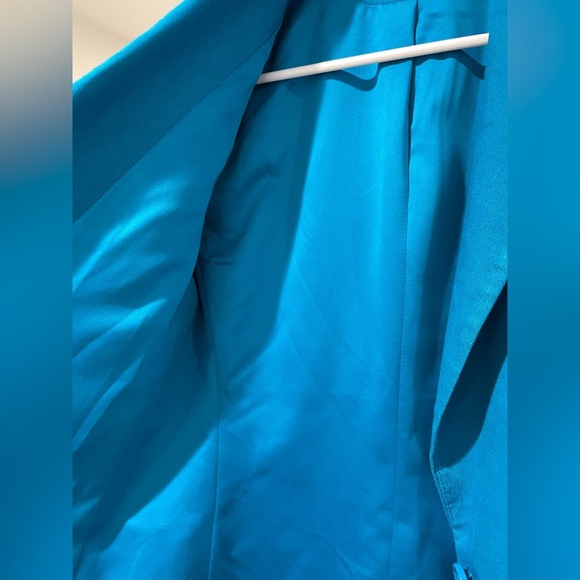 Alice‎ + Olivia Notch Collar Blue Tailored Blazer Jacket - Picture 11 of 11